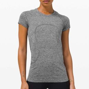 Lululemon Swiftly Tech Short Sleeve 2.0 In Grey Size 12